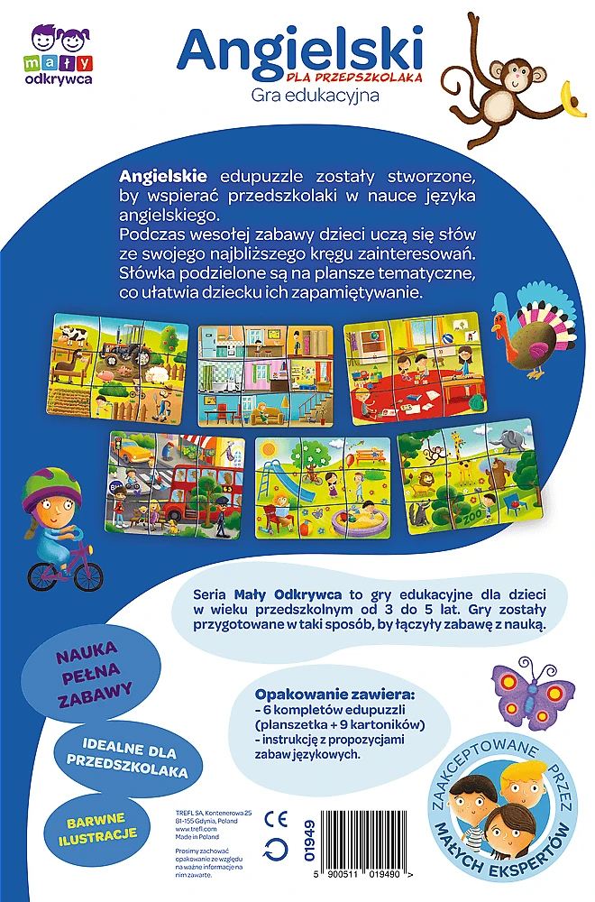 Trefl Stalo žaidimas Little Explorer - English