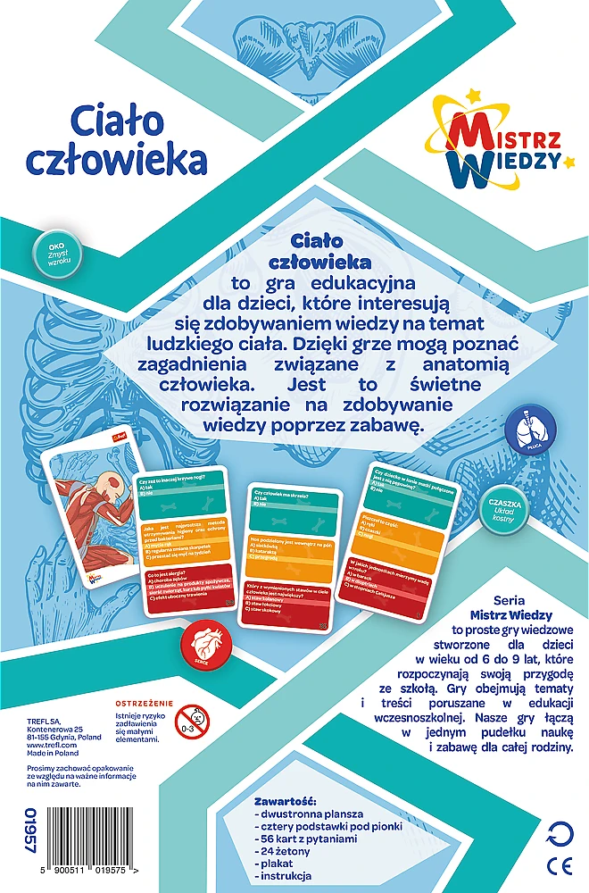 TREFL 01957 Žmogaus kūnas/Žinių meistras* Žaidimas