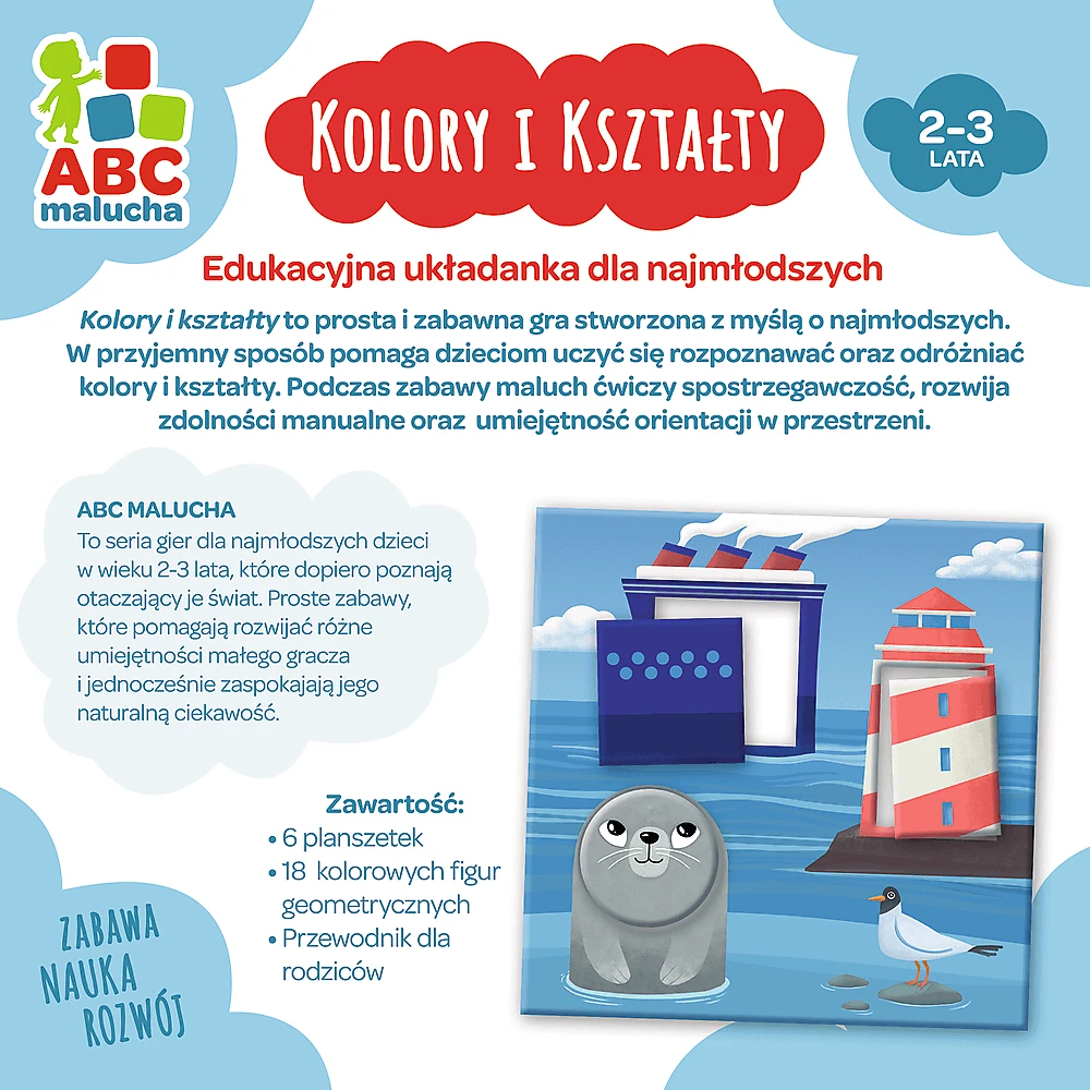 Trefl -ŽAIDIMO SPALVOS IR FORMOS ABC KIDS TREFL PUD