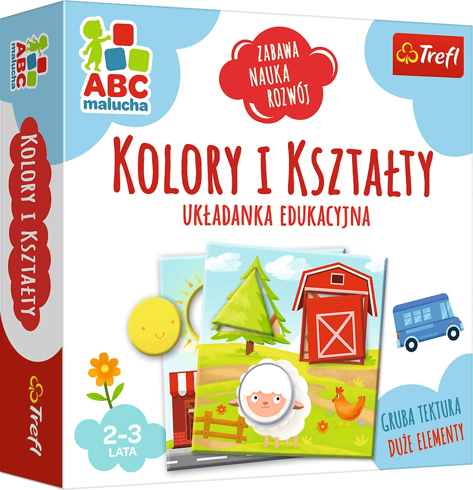 Trefl -ŽAIDIMO SPALVOS IR FORMOS ABC KIDS TREFL PUD