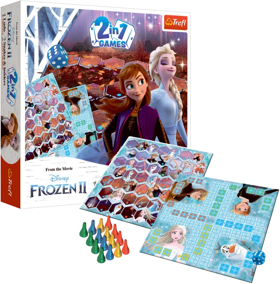 Trefl Stalo žaidimas "2 in 1 Frozen II"