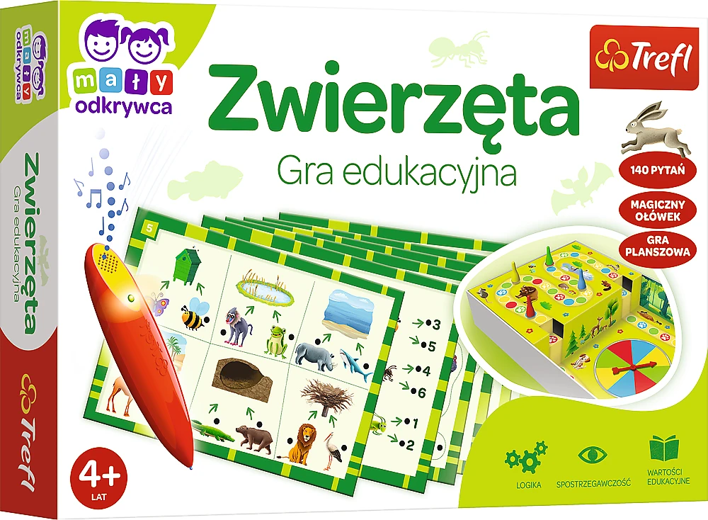 Trefl Game Animals Magic pieštukas