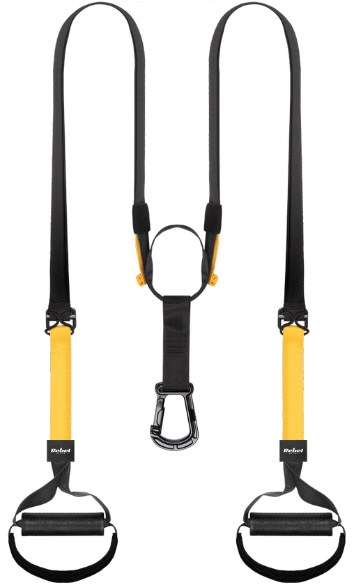 TRX P3-3 treniruočių juostos, pratimų diržai, REBEL ACTIVE