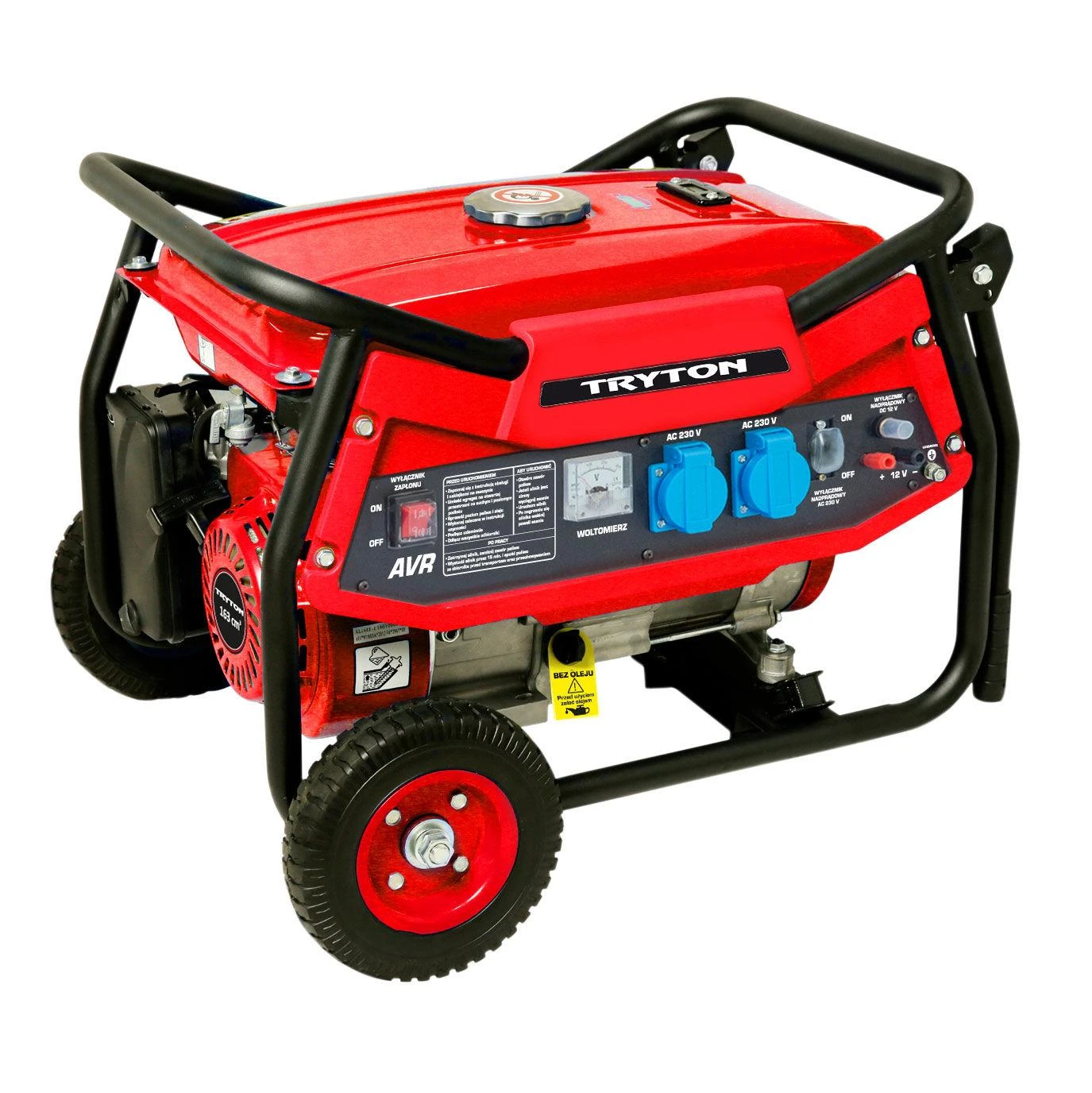 Tryton ‎Agregat 2000 W generatorius, AVR, 2 x 230 V, 12 V, CE ratlankiai inverterinis
