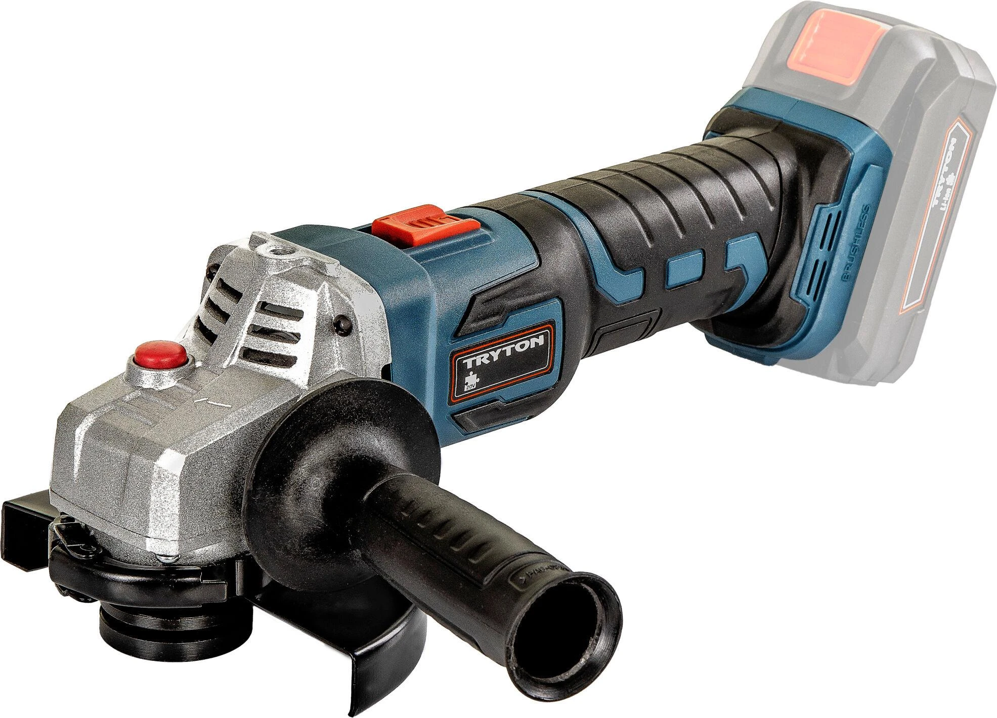 Tryton Šlifuoklis 125 mm bešepetėlinis kampinis šlifuoklis, belaidis / be įkroviklio, 20 V sistema