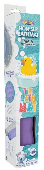 Tuban Anti-slip bath mat Tubi violetinė 70cm ZA5974