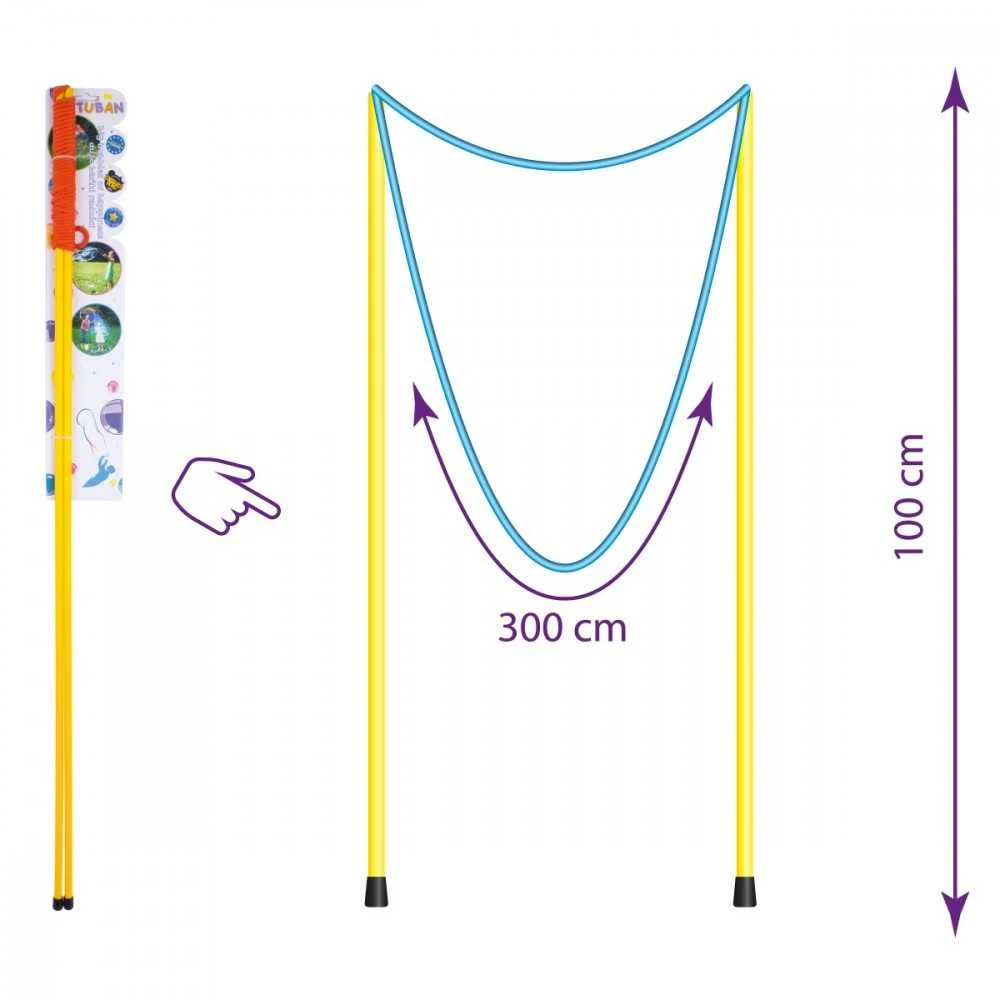 Tuban Milžiniška burbulų lazda (100 cm)