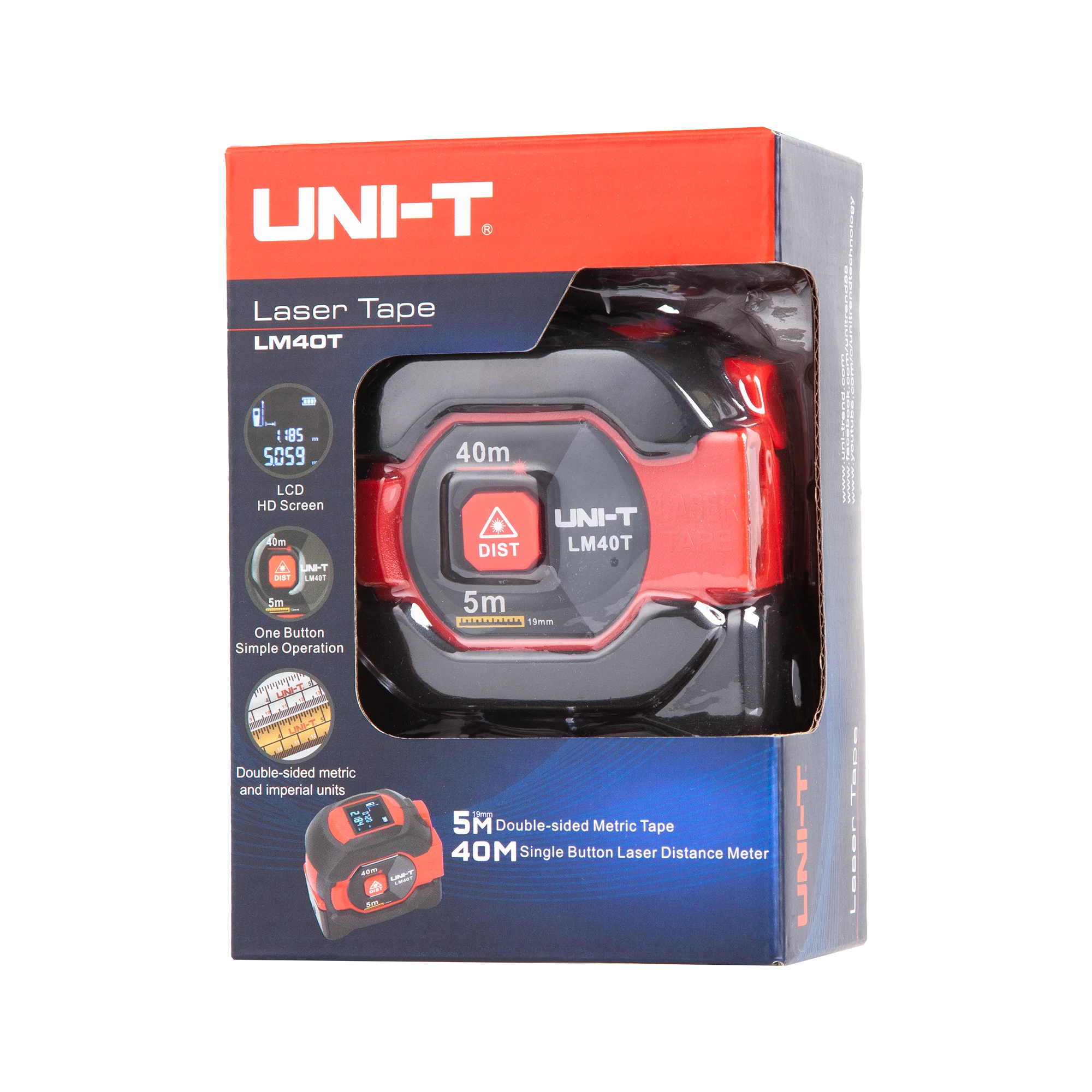 UIT Lazerinis atstumo matuoklis Uni-T LM40T
