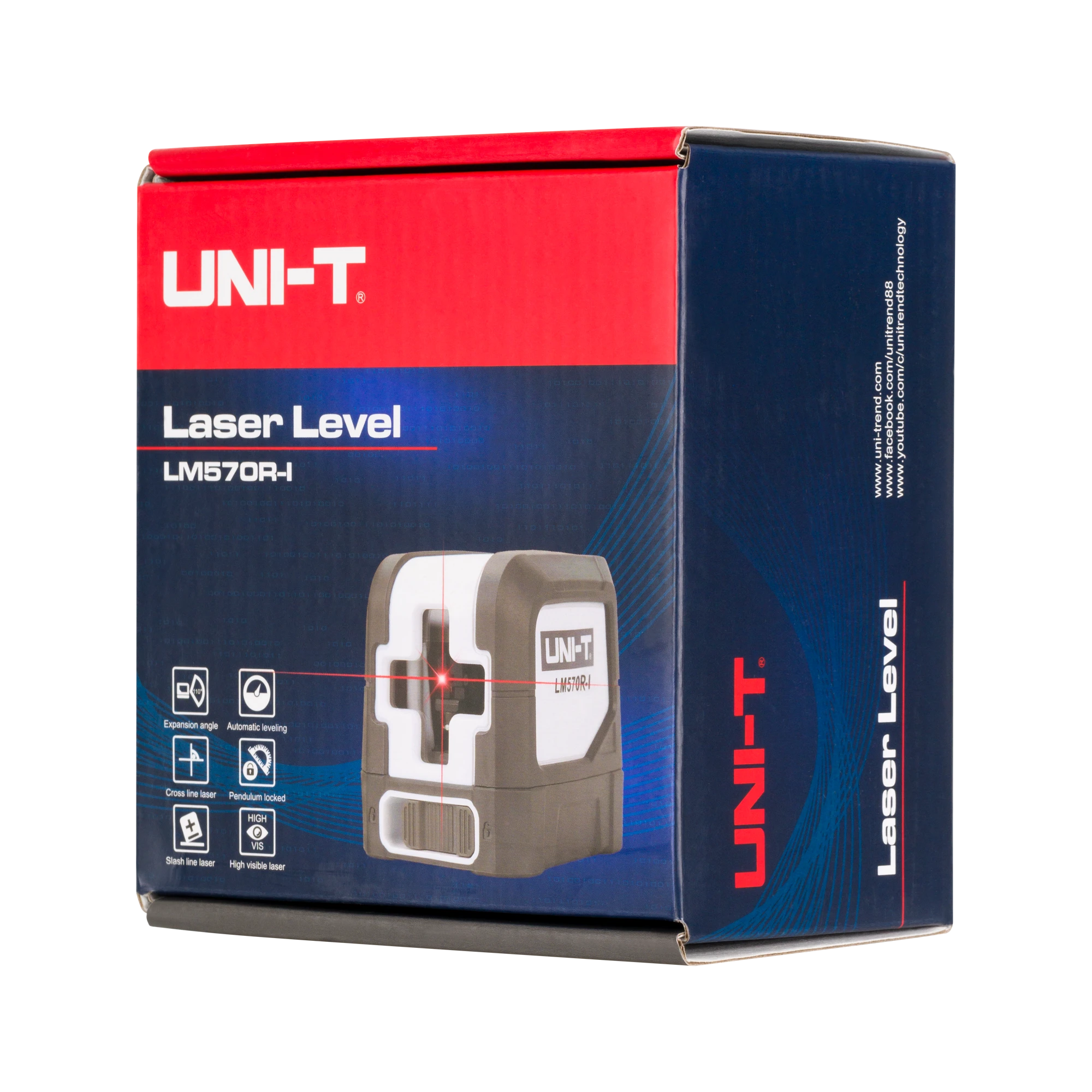 Lazerinis nivelyras Uni-T LM570R-I