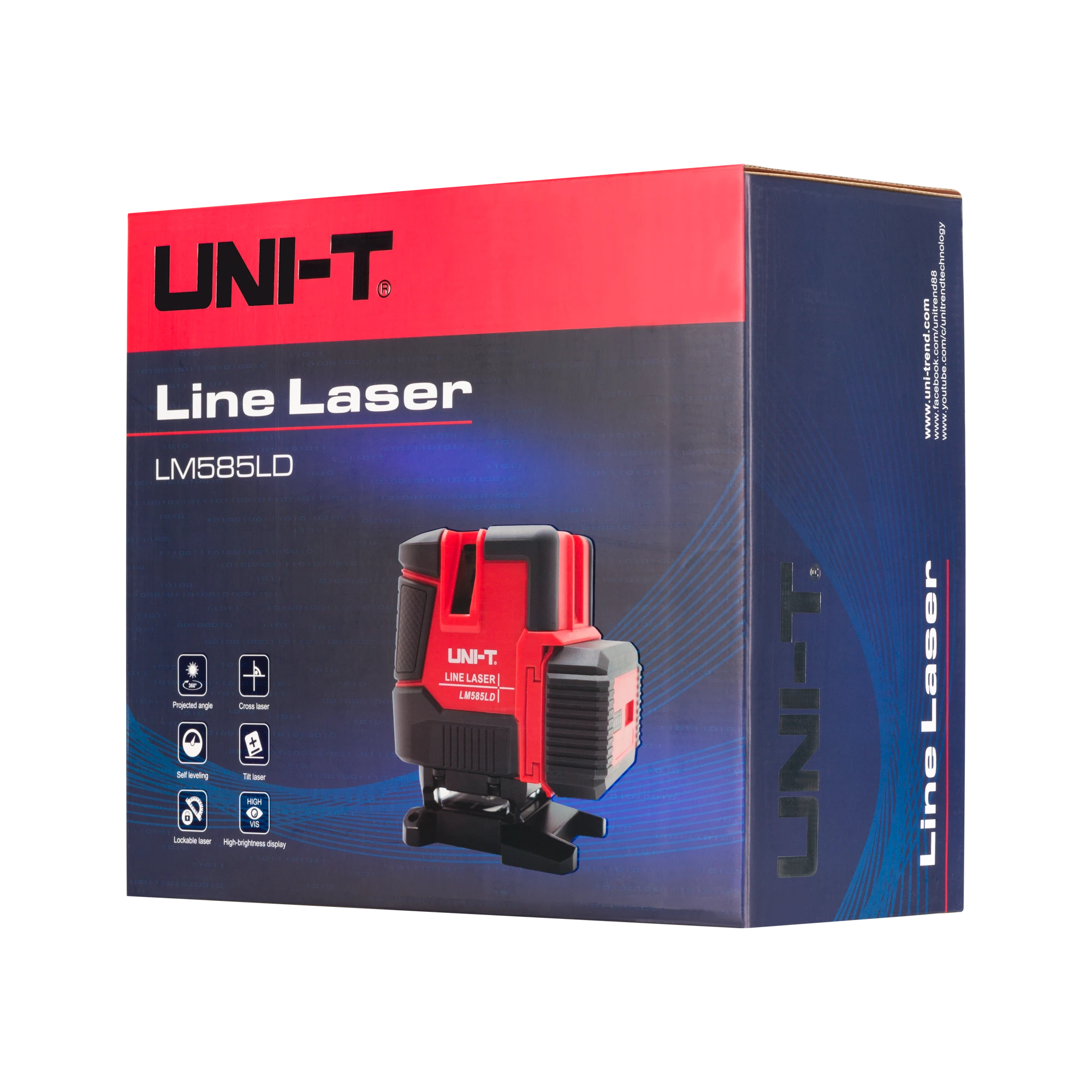 Poziomica Lazerinis nivelyras Uni-T LM585LD