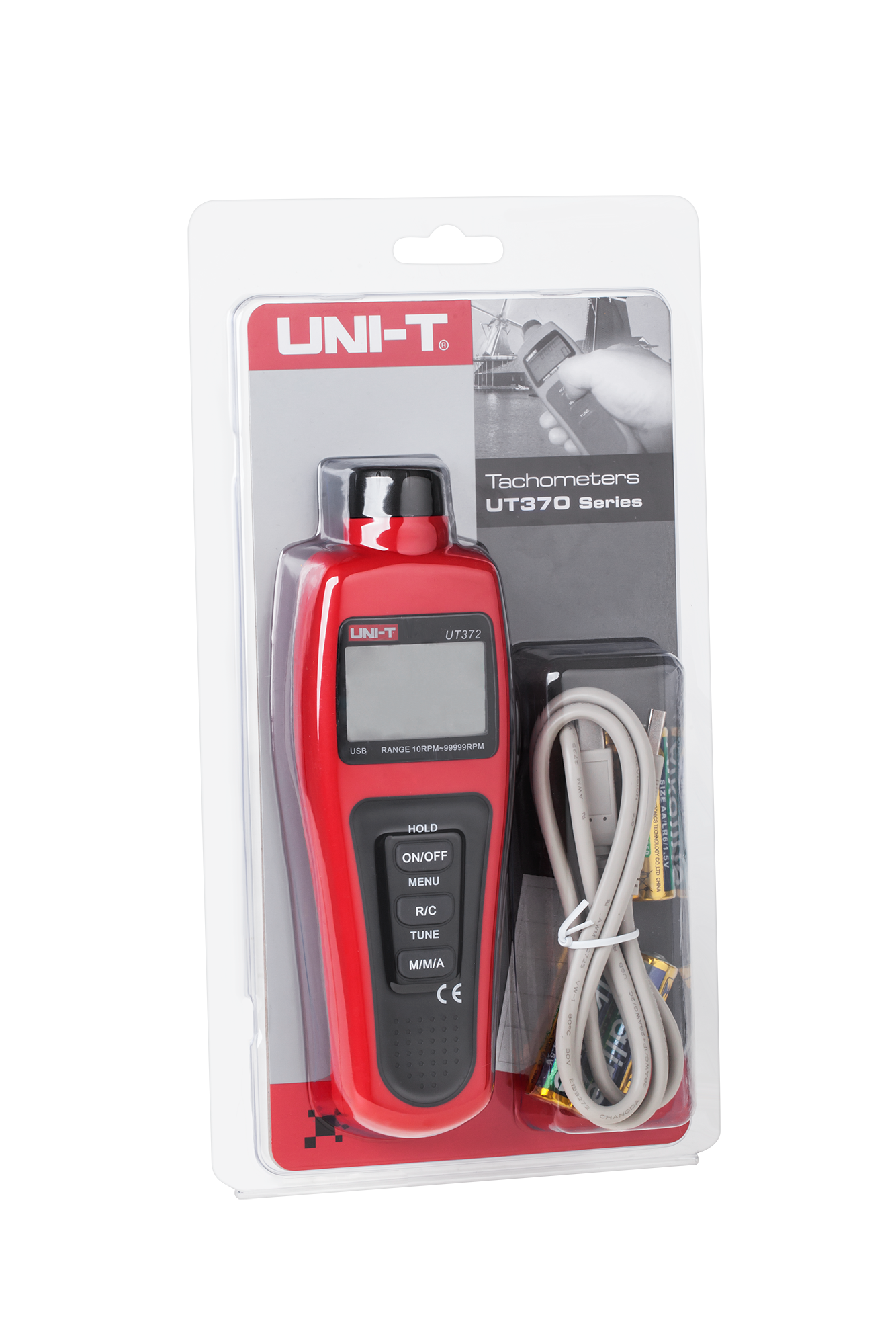 UNI-T UT372 Tachymètre Usb Sans Contact 10rpm-99999rpm Maroc