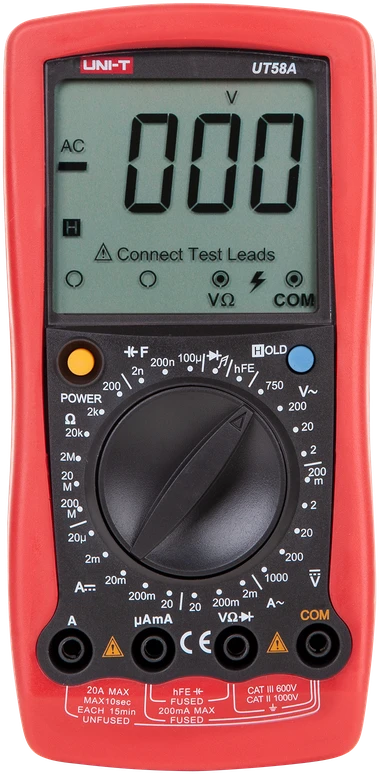Universalus multimetras UNI-T UT58A