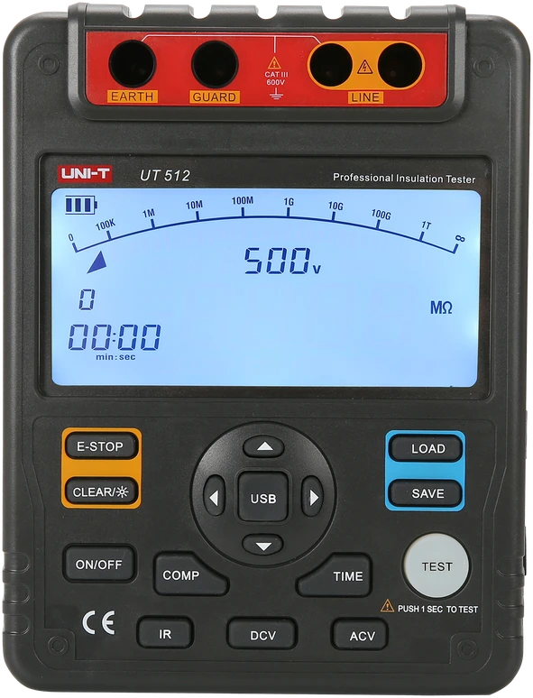 Izoliacijos varžos matuoklis Uni-t UT512