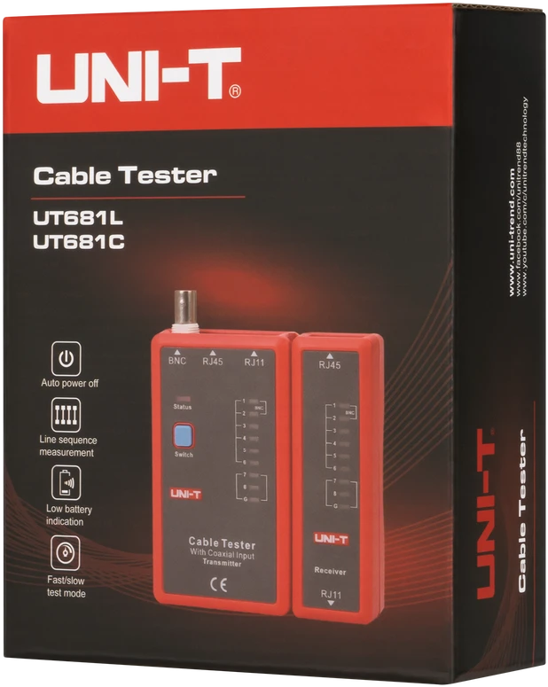 Uni-T UT681C kabelių testeris