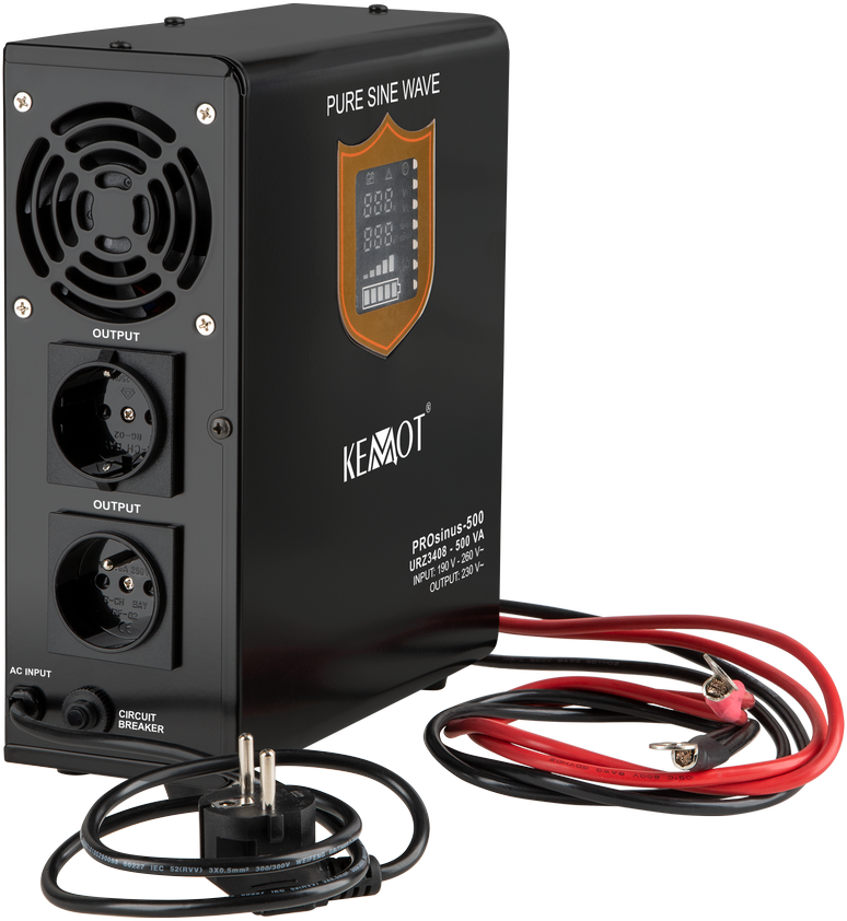 Nepertraukiamo maitinimo šaltinis 300W 12V/230Vac KEMOT PROsinus 300