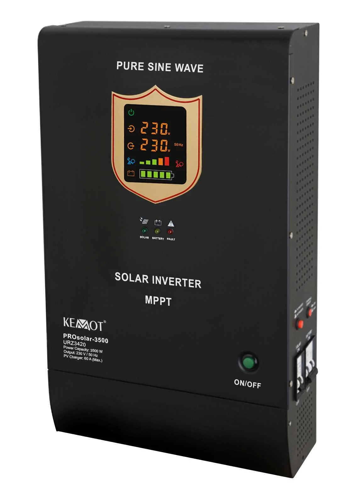 KEMOT PROsolar5000 saulės energijos inverteris 48V 230V 5000VA 3500W