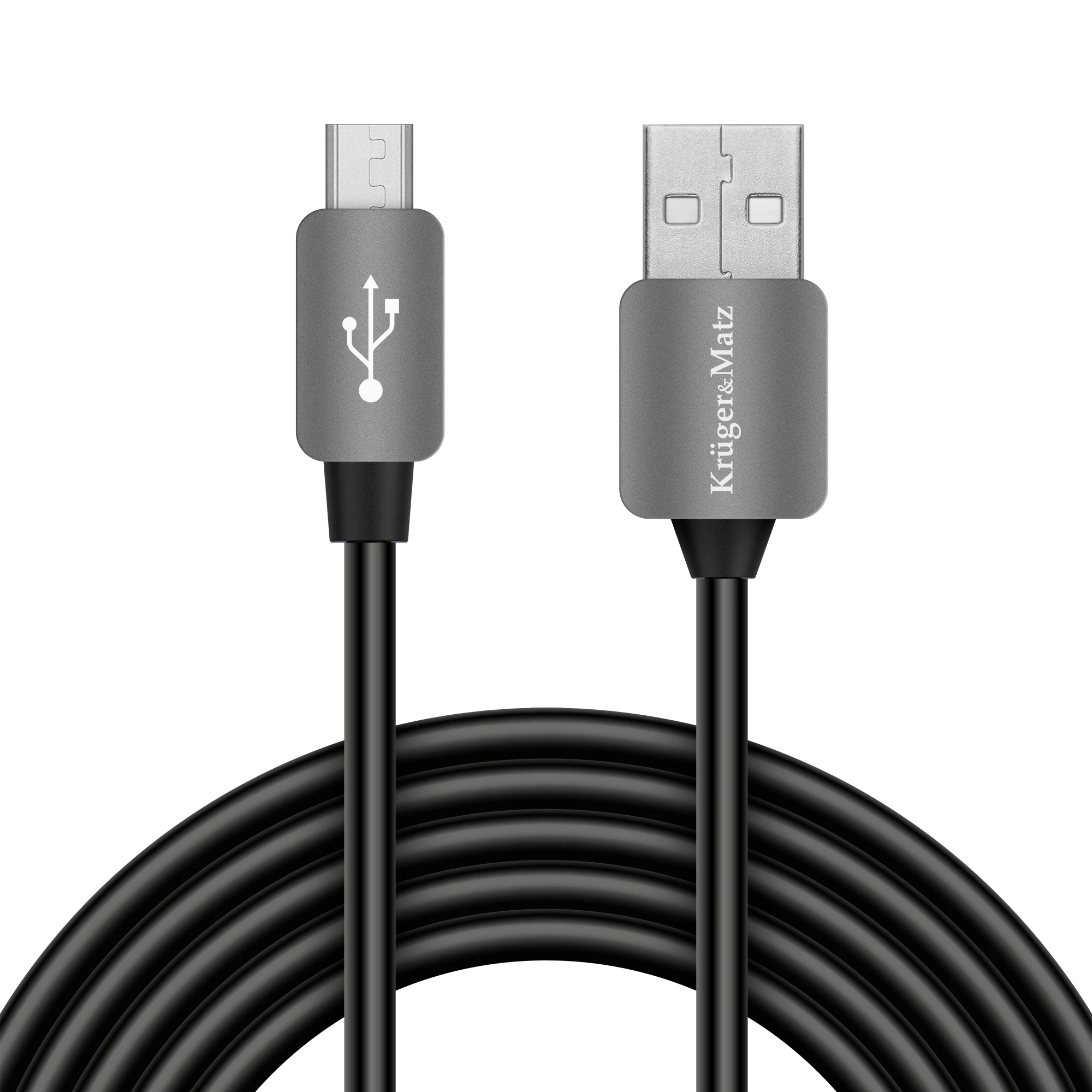 Kruger & Matz USB - micro USB kabelis 1.8m