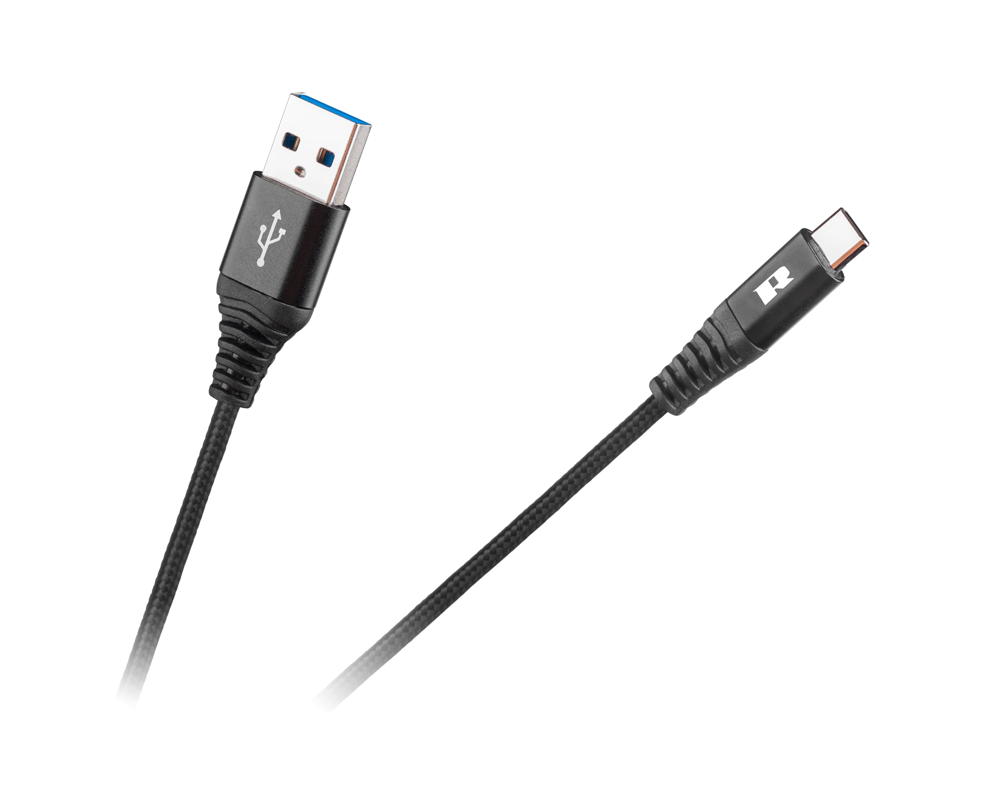 REBEL USB - USB-C kabelis 0.5m Juodas