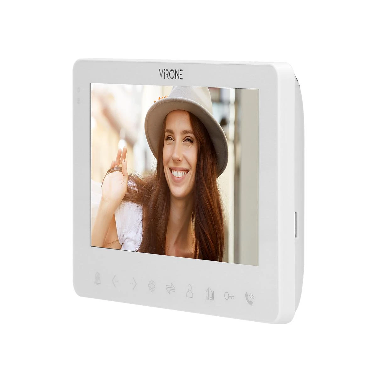 Orno Rinkinys Vaizdo domofono komplektas, be ragelio, spalvotas, LCD 7", OSD meniu, WI-FI + programėlė telefonui, vartų valdymas, baltas, VIFAR