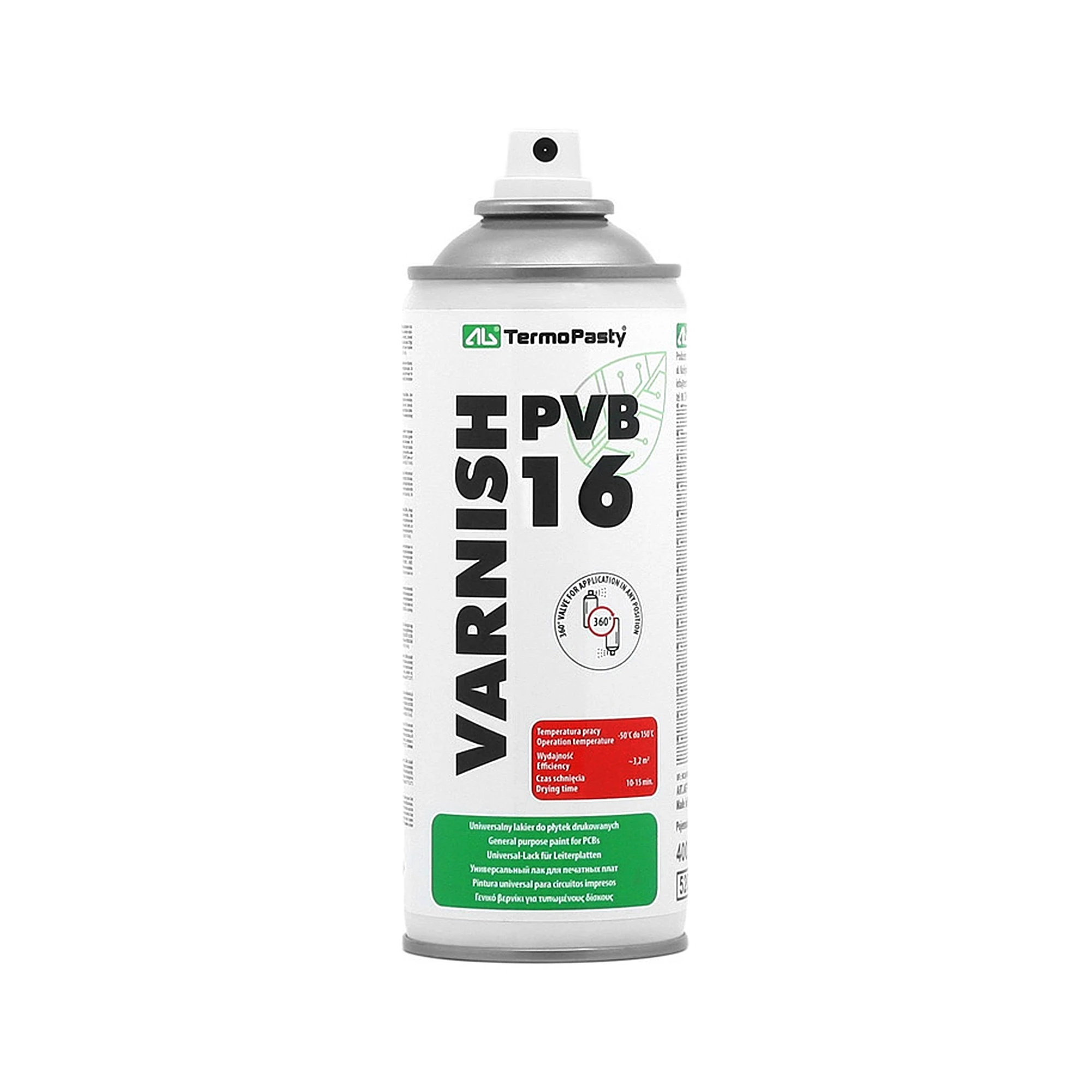 Ag Termopasty PCB lakas PVB 16 - purškiamas 400ml