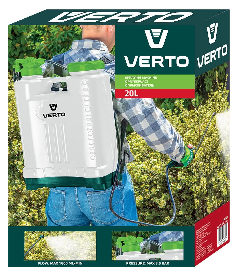 Purkštuvas Verto 15G508, 20 l
