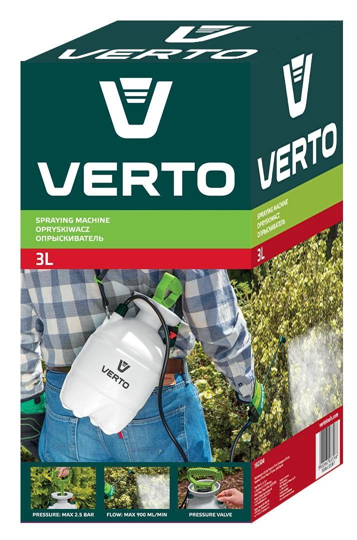 Opryskiwacz Purkštuvas Verto 15G504, 3 l