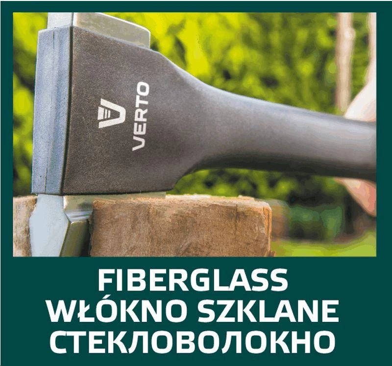 VRO Siekiera Skaldymo kirvis 1510 g, galvutė 1000 g, pluošto rankena, 28"