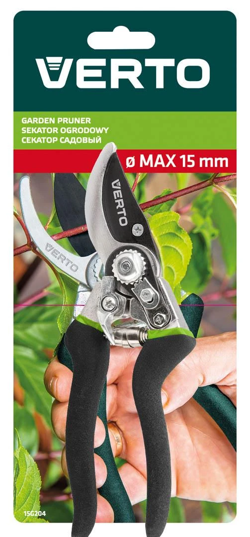 Sekator Universalus sodo genėtuvas 220 mm, pjovimo skersmuo 15 mm