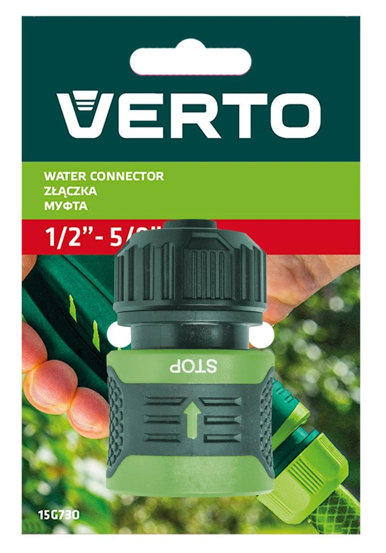 Verto Złączka STOP jungtis 1/2"-5/8", dviejų medžiagų