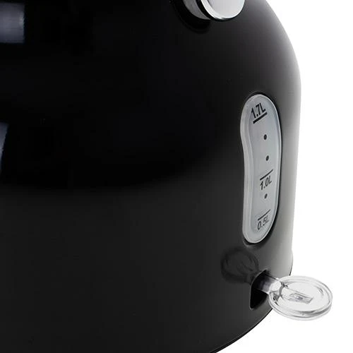 Adler | Virdulys with a Thermomete | AD 1346b | Electric | 2200 W | 1.7 L | Nerūdijantis plienas | 360° rotational base | Juodas