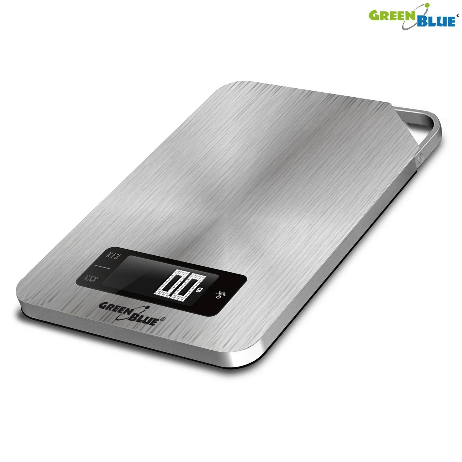 Virtuvinės svarstyklės Svarstyklės Skaitmeninės virtuvės svarstyklės su laikmačiu GreenBlue GB170 min 1g max 5000g
