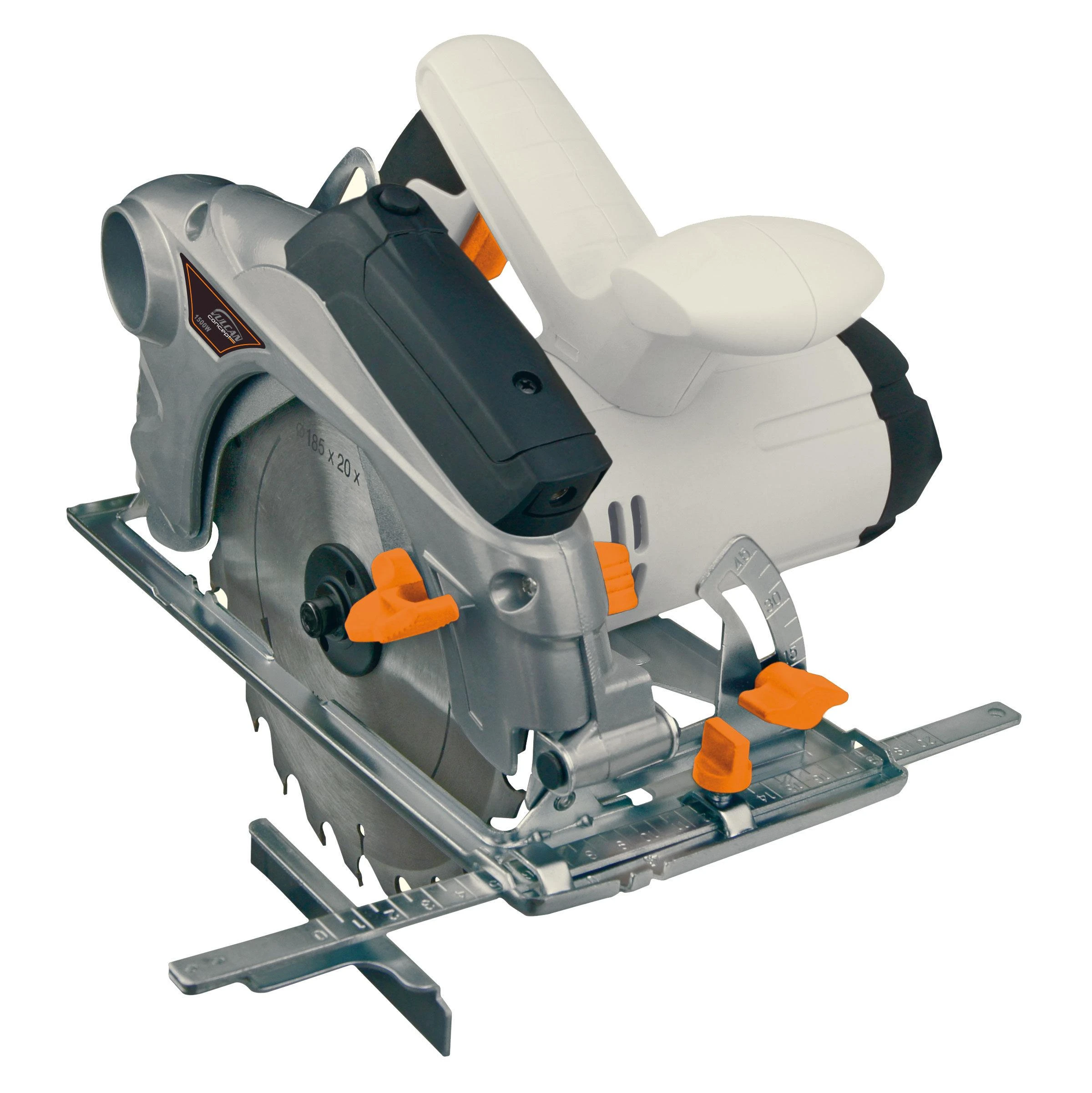 Vulcan pjūklas Diskinis pjūklas 1500 W, 185 mm, 4700 aps./min., lazeris
