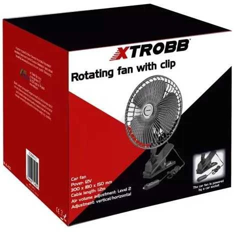 Iso Trade Sukamasis ventiliatorius su spaustuku Xtrobb 23194