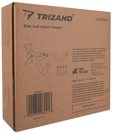 Wieszak na rower 30kg Trizand