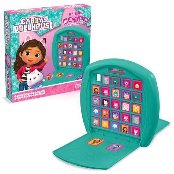 Winning Moves LAIMĖJIMAS Gabby's Dollshouse Top Trumps Match WM04252 54010