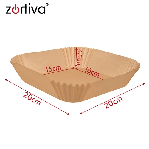 Popierinis įdėklas gruzdintuvei 20 cm 400 vnt. Zortiva