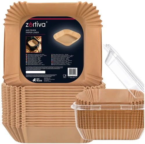 Popierinis įdėklas gruzdintuvei 20 cm 400 vnt. Zortiva