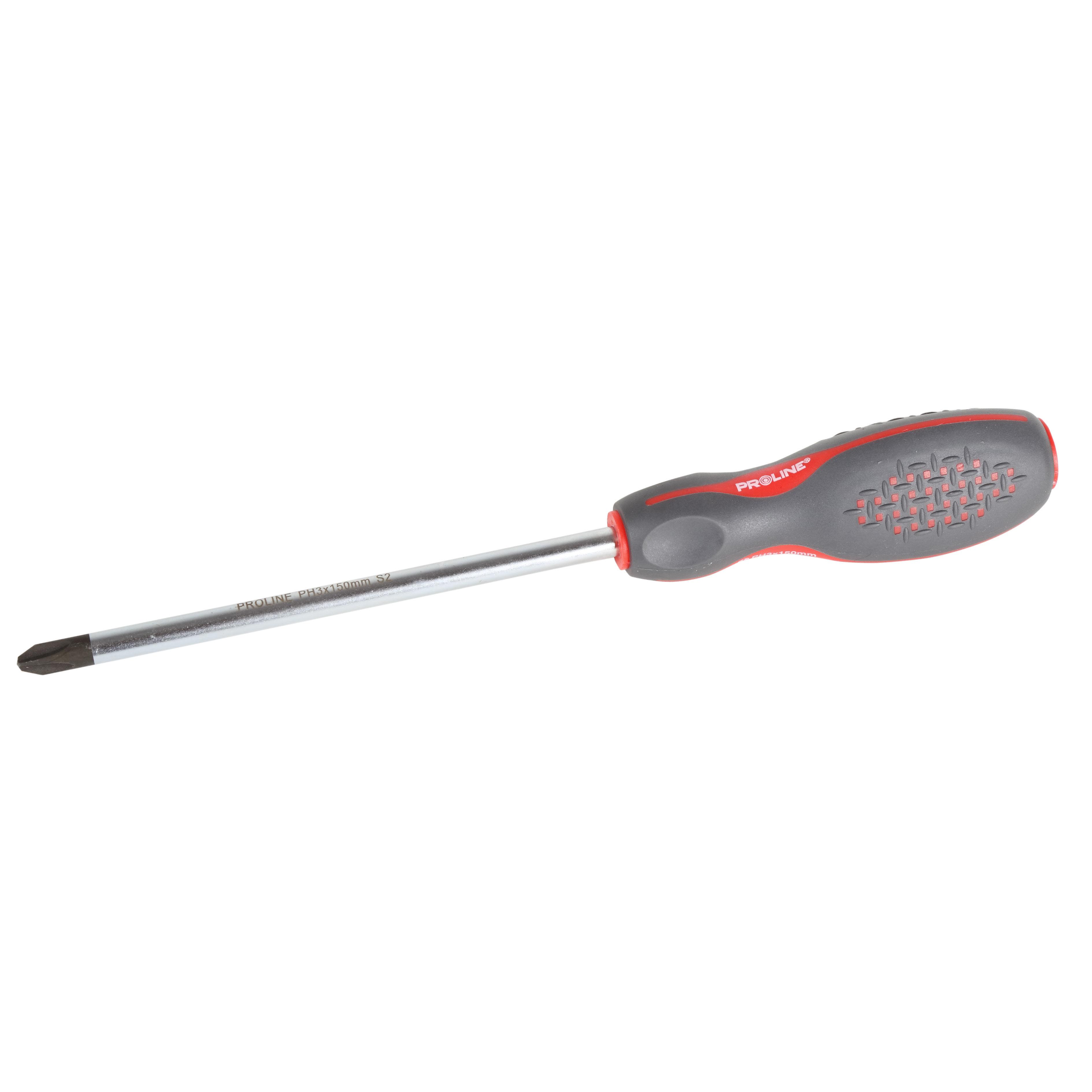 Wkrętak Pozidriv PZ3x150mm atsuktuvas, S2, minkštas lietimui, proline