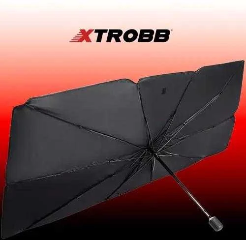 Xtrobb ISO TRADE Automobilių saulės užuolaida 23771 - Juoda, UV apsauga