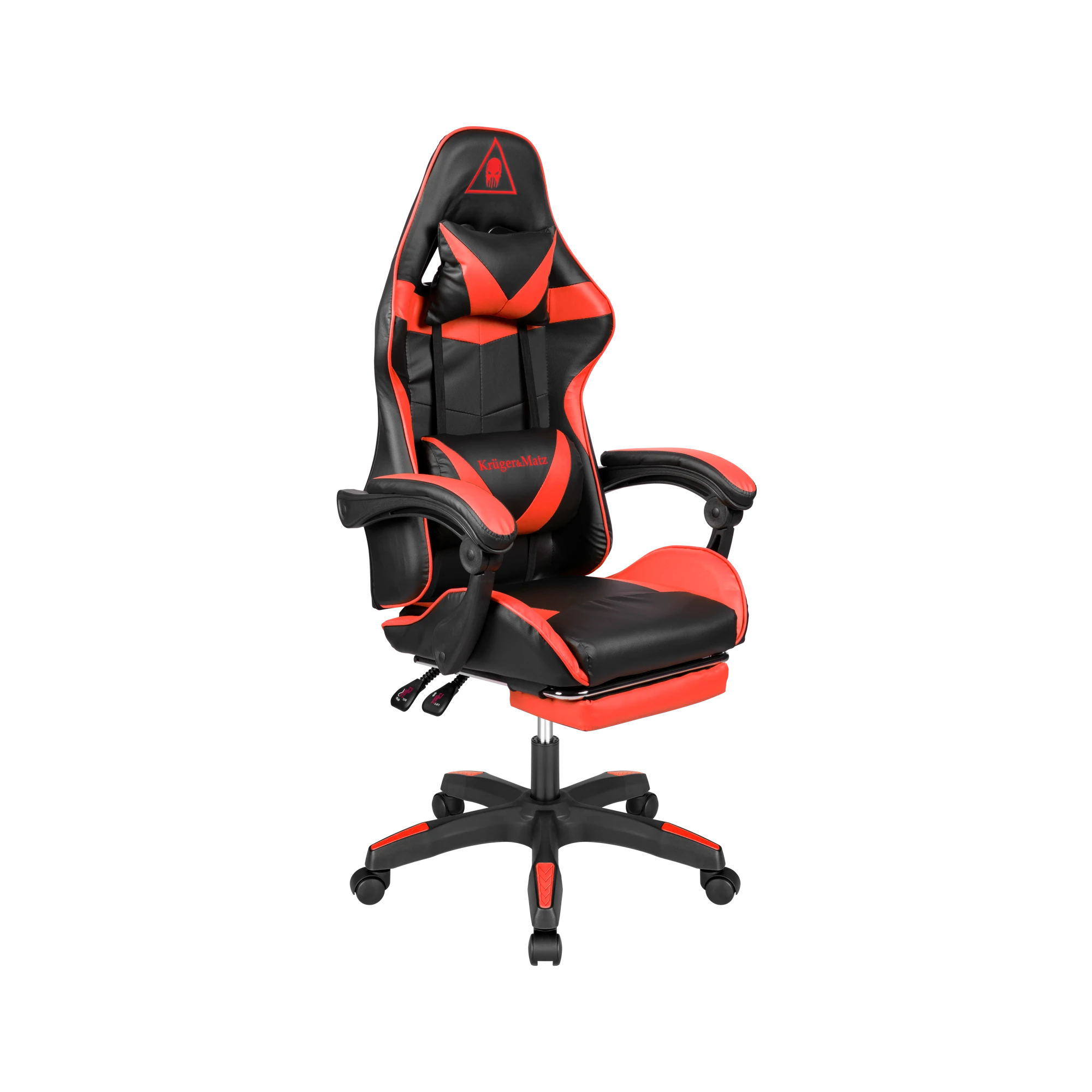 Kruger & Matz GX-150 žaidimų kėdė Juoda ir raudona