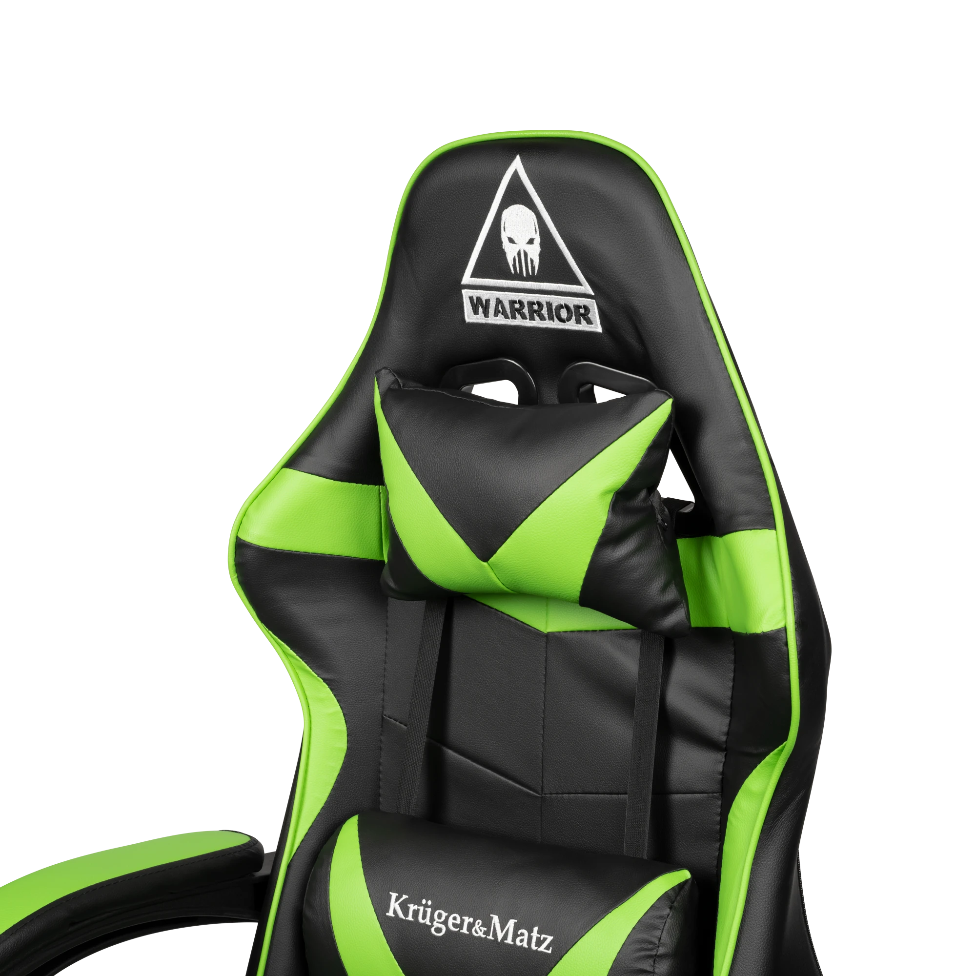 Žaidimų kėdė Kruger & Matz Warrior GX-150 Gaming Chair, Juoda-žalia