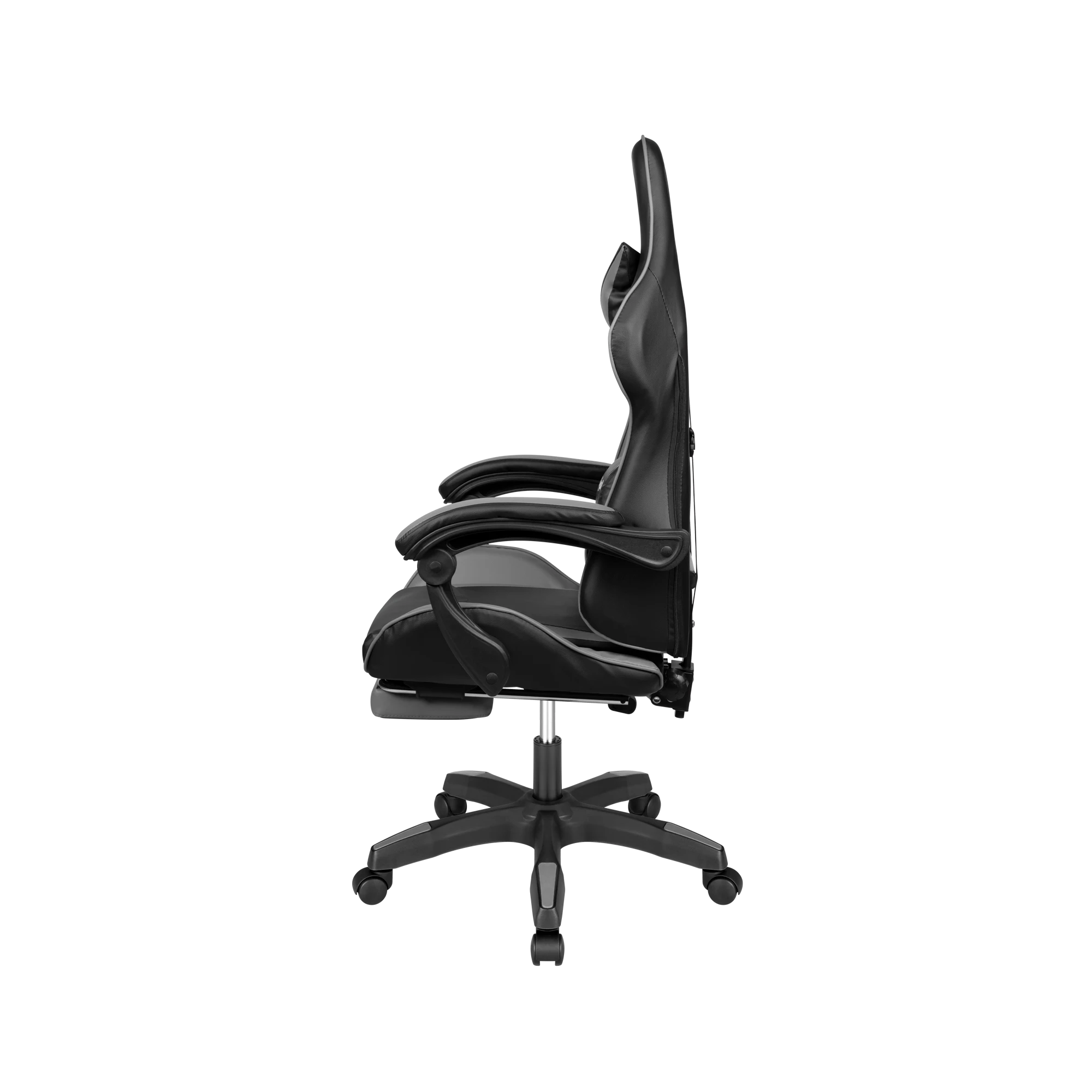 Kruger & Matz Žaidimų kėdė Žaidimų kėdė Warrior GX-150 Gaming Chair, Juoda-pilka