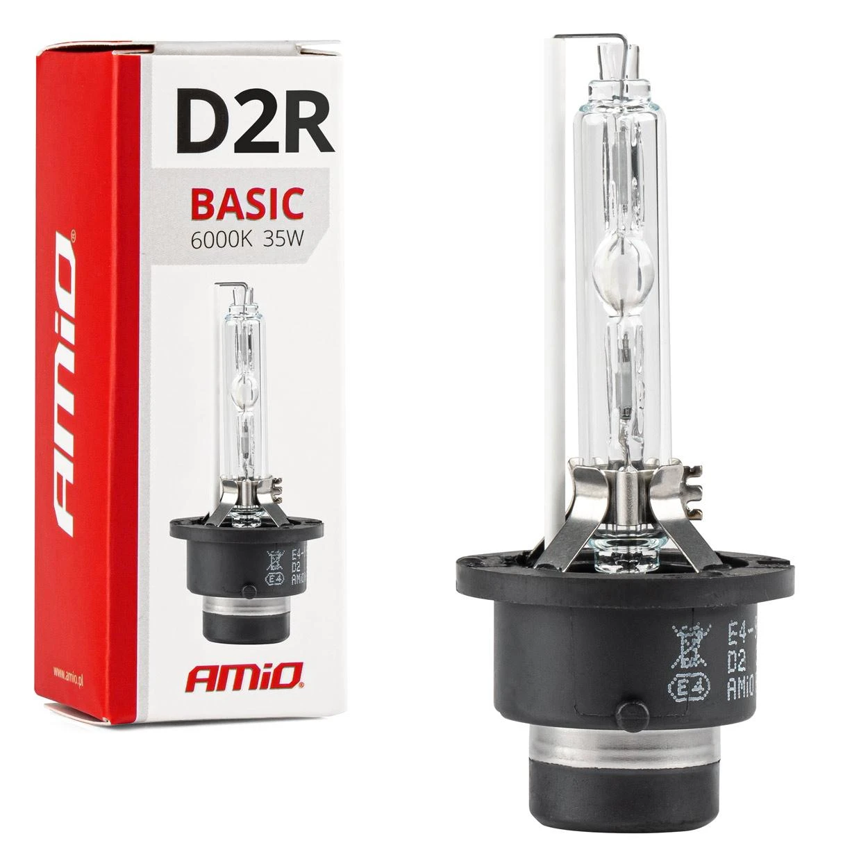 Xenon lemputė Amio D2R 6000k 35W