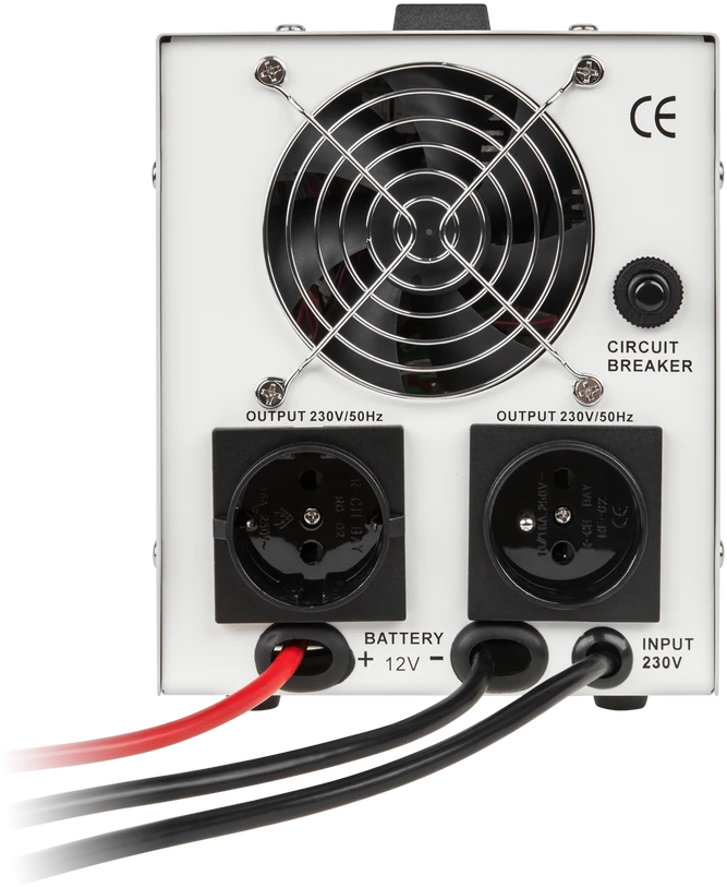 KEMOT PROsinus-800 avarinio maitinimo keitiklis su gryna sinusine banga ir įkrovimo funkcija 12V 230V 800VA / 500W