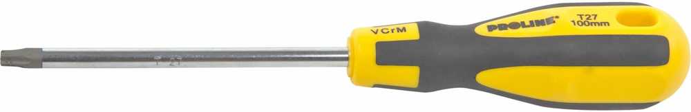 Wkrętak Profesionalus „minkšto prisilietimo“ „Proline“ Torx atsuktuvas t9 * 75 mm