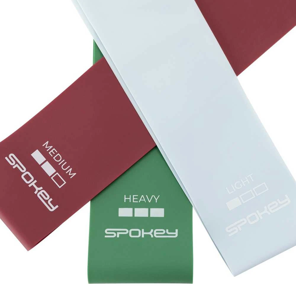3 mini pasipriešinimo gumų rinkinys Spokey FLEX SET