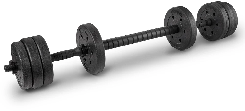 Spokey Rinkinys hantli 4w1 (sztanga, hantle, kettlebell, podpórki do pompek) PONDUS SET 20 kg (Rinkinys hantli 4w1 (sztanga, hantle, kettlebell, podpórki do pompek) Spokey PONDUS SET 20 kg)
