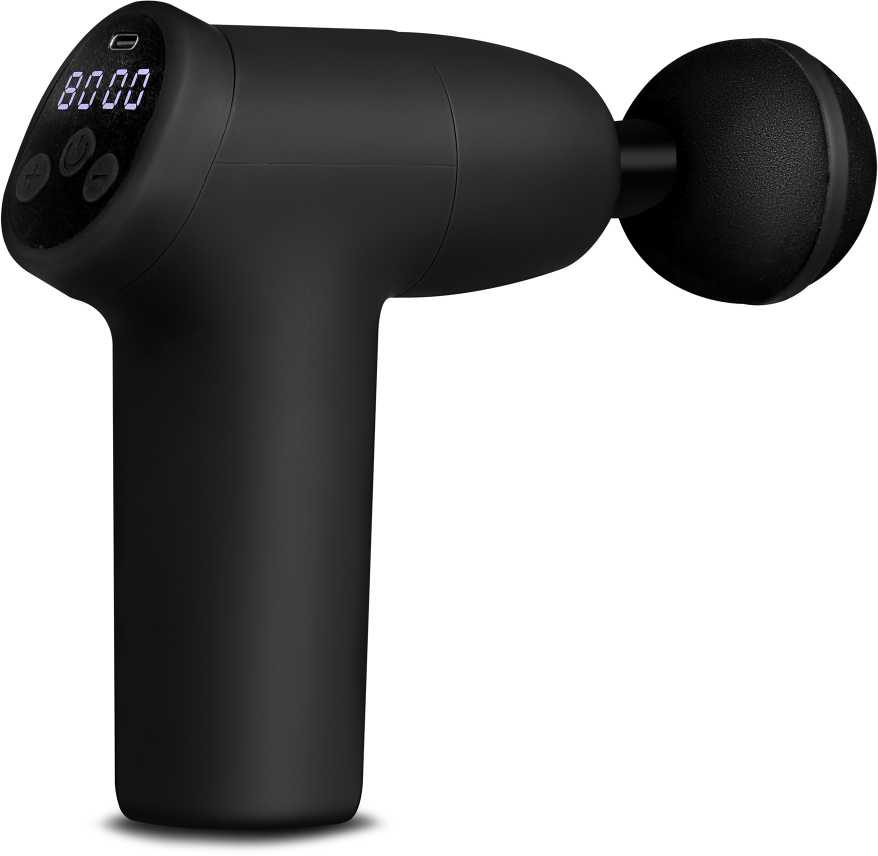 Spokey Masažuoklis USB su 20 intensyvumo lygių ir 4 galvutėmis