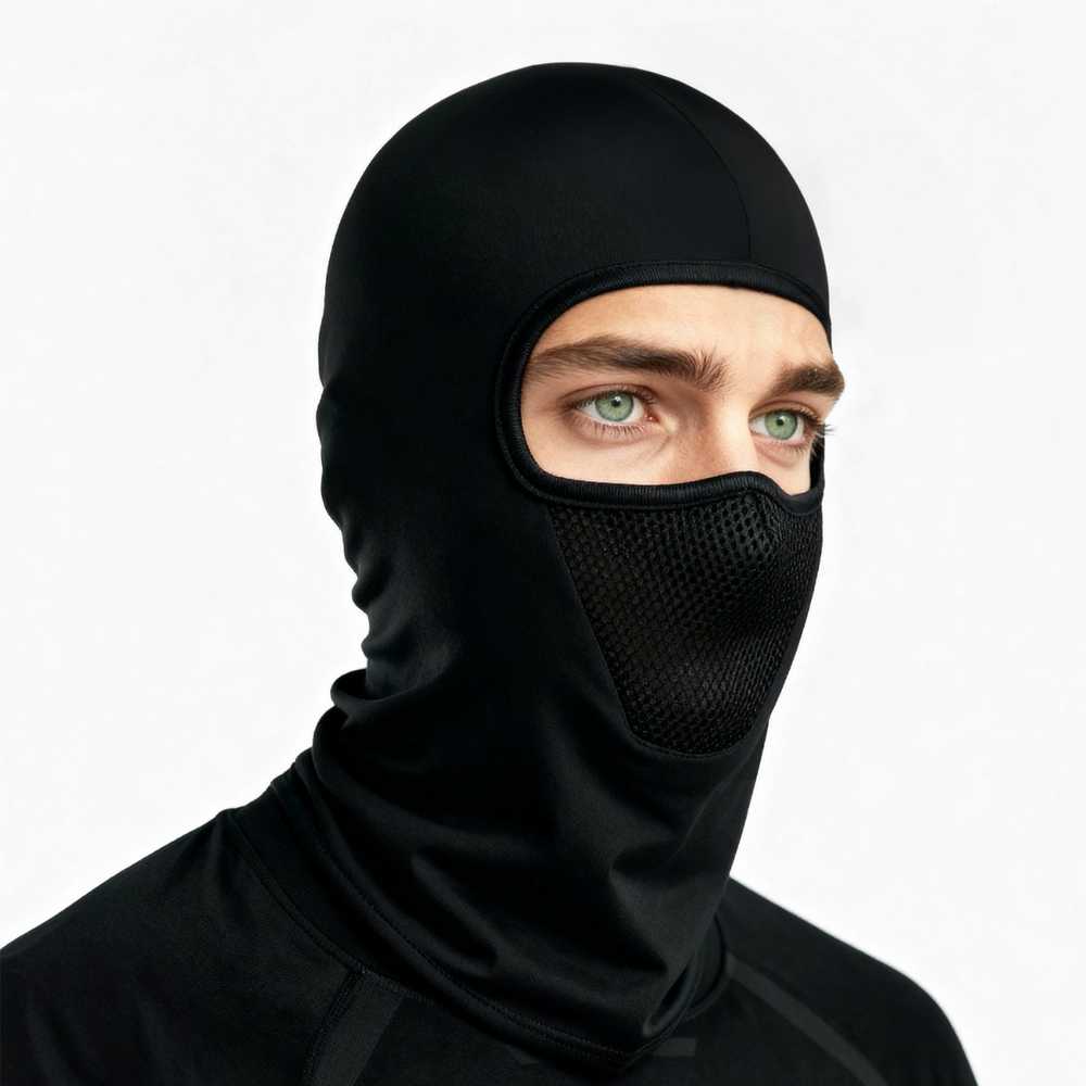 Spokey CLAVY 180 visasezoninė balaklava su tinkleliu burnos srityje