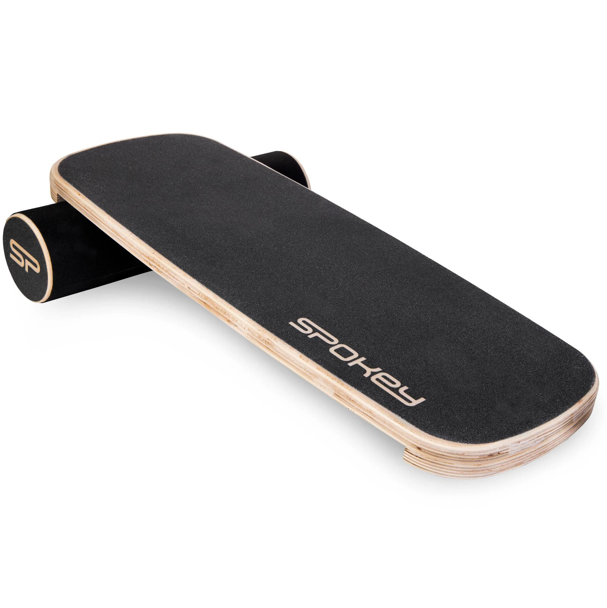 Balansinė lenta Spokey TRICKBOARD, juoda/ruda